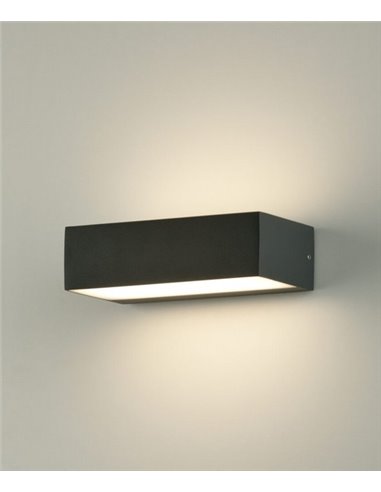 Aplique de pared de exterior Draco - ACB – Lámpara de pared antracita, 20.7 cm