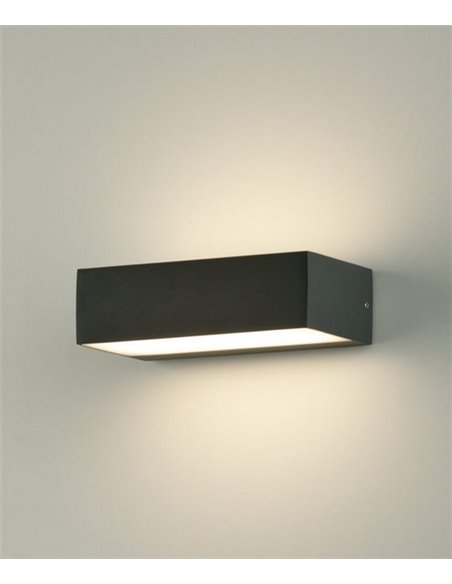 Aplique de pared de exterior Draco - ACB – Lámpara de pared antracita, 20.7 cm