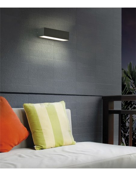 Aplique de pared de exterior Draco - ACB – Lámpara de pared antracita, 20.7 cm