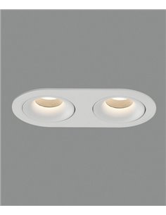Empotrable de techo Musca - ACB - Foco 2 luces LED, color blanco 2