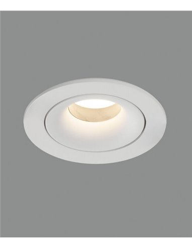 Foco empotrable Musca – ACB – Downlight blanco, 1xGU10, 9 cm