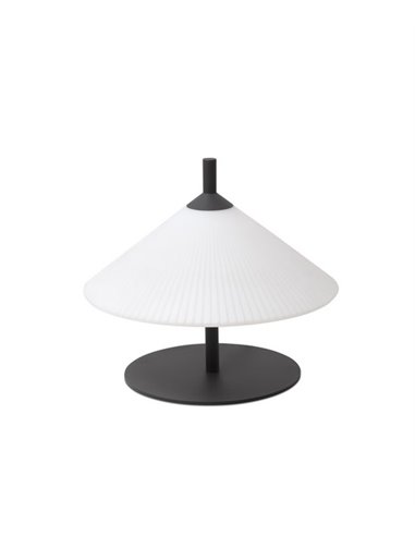 Lampara de pie para exterior Saigon – Faro – Pantalla R55 blanco, 100 cm/200 cm