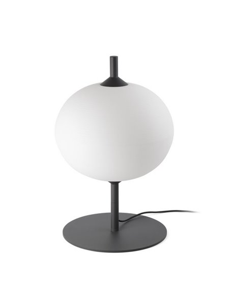 Lámpara de pie de exterior Saigon – Faro – Gris/blanco, 100 cm/10 cm