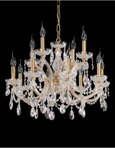 Bronze Chandelier 12 Lights