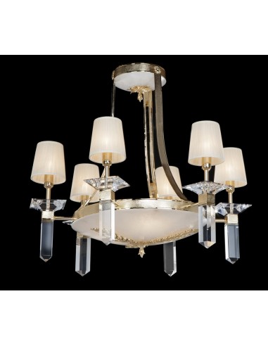 Natural Alabaster Stone Chandelier 6...