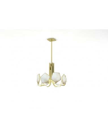 Chandelier Natural Alabaster 8 Lights