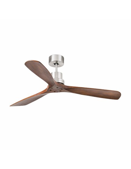Ventilador de techo Lantau - Faro - 132 cm, níquel mate, 3 palas