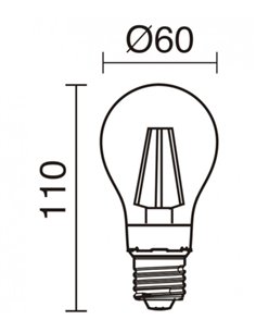 Bombilla E27 6W 800lm en varias temperaturas de color - Novolux Lighting 2