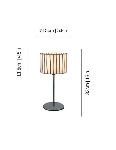 Lampara de mesa Curvas 
