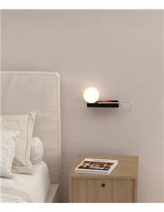 Aplique de pared Balance – Pujol – Lámpara minimalista tipo bola