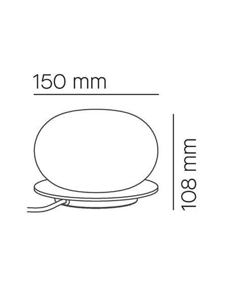 Lámpara de mesa Knock - Milán