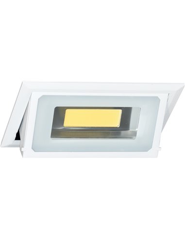 Proyector de techo empotrable Bonn – Beneito & Faure – Lámpara orientable 90º, 40W, LED 3000K/4100 K