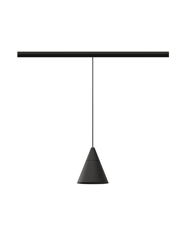 Lámpara colgante de carril magnético 48V Zoe – Beneito & Faure – Lámpara decorativa LED 2700K/3000K, Ø 7,2 cm