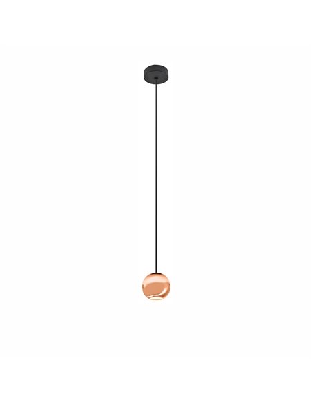 Lámpara colgante Bora – Beneito & Faure – Lámpara moderna Ø 7 cm, LED 2700K/3000K