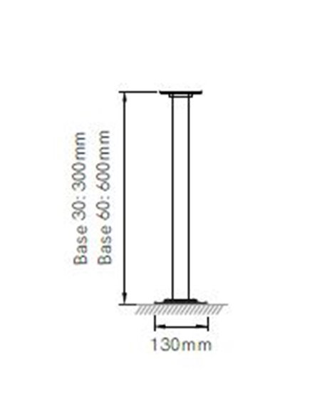 Baliza de exterior Clos – Beneito & Faure – Lámpara LED 8W/16W, IP65, Medidas altura: 30 cm o 60 cm