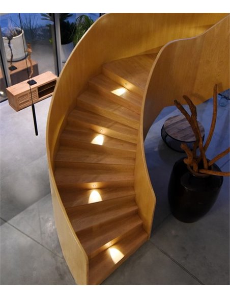Lámpara para iluminar escaleras Polo – Beneito & Faure – Lámpara de exterior LED 3200K/4000K, Acabados: blanco o negro