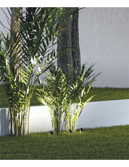 Lámpara de exterior de suelo Fade – Beneito & Faure – Moderna estaca LED 3000K/4000K, IP65, Medida: 27 cm