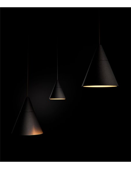 Lámpara colgante de carril magnético 48V Zoe – Beneito & Faure – Lámpara decorativa LED 2700K/3000K, Ø 7,2 cm