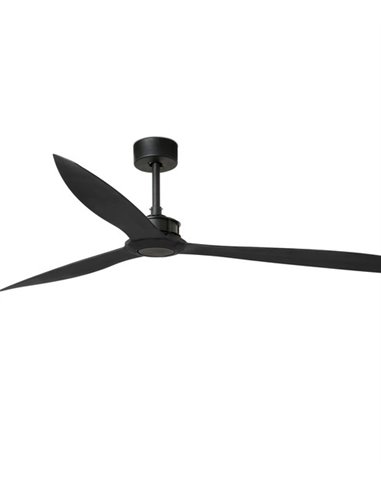 Ventilador de techo negro con motor DC JUST Fan - Faro