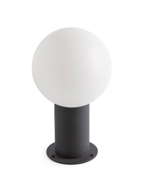 Baliza de exterior Moon – Faro – Sobremuro Gris Oscuro, E27