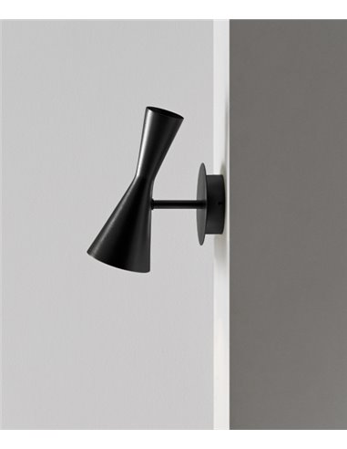 Lámpara de pared Exa – Massmi – Estructura de hierro pintado, Lámpara vintage