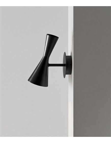 Lámpara de pared Exa – Massmi – Estructura de hierro pintado, Lámpara vintage