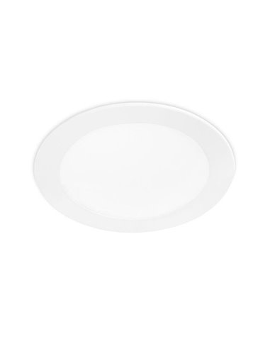 Downlight empotrable Easy – FORLIGHT – Lámpara de techo de aluminio blanco, LED 3000K/4000K