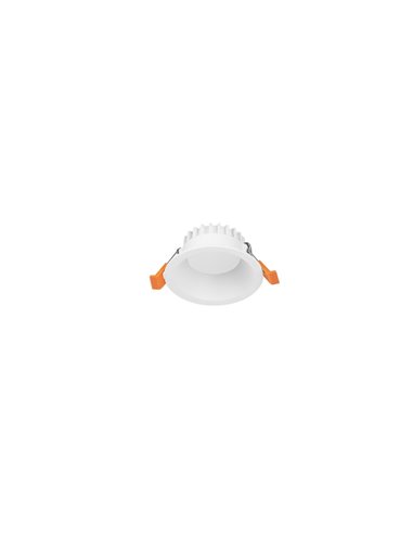 Lámpara downlight empotrable Jet – FORLIGHT – Lámpara de techo redonda de aluminio blanco, LED 3000K o 4000K, 4 tamaños