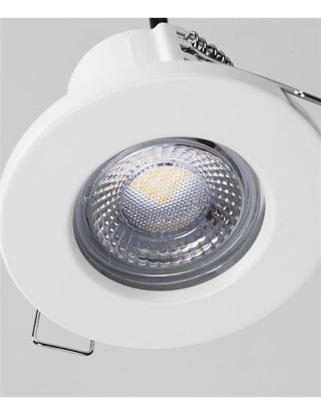 Lámpara de techo empotrable Bala – FORLIGHT – Downlight de exterior e interior, LED 3000K o 2700K, Diámetro: 8,2 cm, IP65