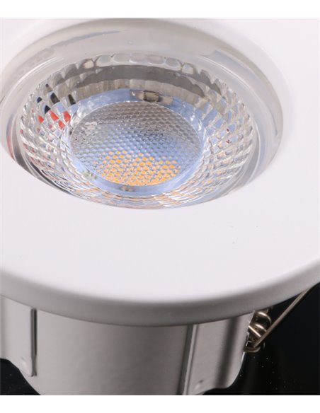 Lámpara de techo empotrable Bala – FORLIGHT – Downlight de exterior e interior, LED 3000K o 2700K, Diámetro: 8,2 cm, IP65