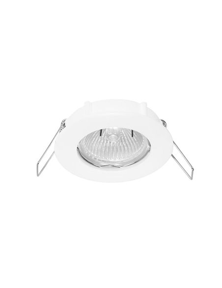 Lámpara de techo empotrable Sound Plus – FORLIGHT – Downlight blanco, 2 tamaños: 7.8 / 8,1 cm