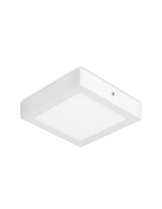 Plafón de techo Easy Surface – FORLIGHT – Lámpara cuadrada blanca, LED 3000K o 4000K, Disponible en 3 tamaños 2