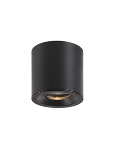 Lámpara de techo Fab – FORLIGHT – Plafón cilíndrico GU10, Acabdos: blanco y negro, Diámetro: 8,5 cm 2