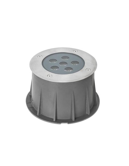 Lámpara de exterior para suelo Ringo – FORLIGHT – Foco LED 3000K, Diámetro: 15,5 cm