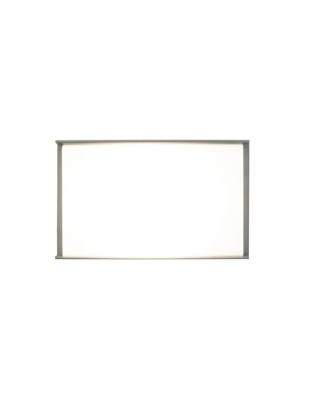 Aplique de pared de exterior Block – FORLIGHT – Lámpara de aluminio acabado antracita, 4000K 9,7W LED IP65