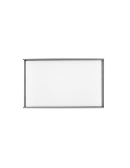 Aplique de pared de exterior Block – FORLIGHT – Lámpara de aluminio acabado antracita, 4000K 9,7W LED IP65