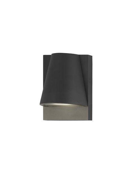 Aplique de pared de exterior Kala – FORLIGHT – Lámpara antracita, GU10 IP44