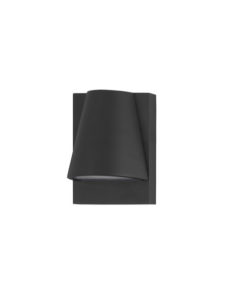 Aplique de pared de exterior Kala – FORLIGHT – Lámpara antracita, GU10 IP44