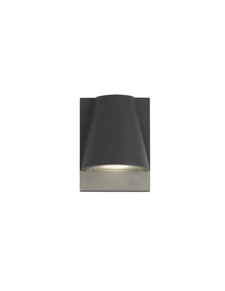 Aplique de pared de exterior Kala – FORLIGHT – Lámpara antracita, GU10 IP44