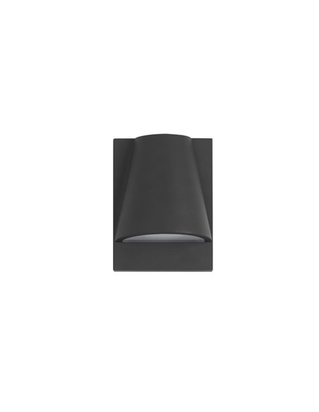 Aplique de pared de exterior Kala – FORLIGHT – Lámpara antracita, GU10 IP44