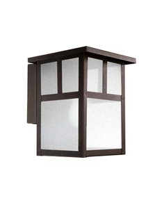 Aplique de pared de exterior Osaka – FORLIGHT – Lámpara de acero vintage en marrón óxido, E27 IP23  2