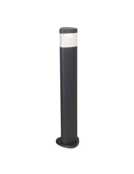 Baliza de exterior Arrow – FORLIGHT – Lámpara de aluminio negra, LED 3000K 6,6W IP65, Altura: 50 cm
