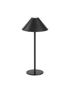 Lámpara portátil de exterior Sirina – FORLIGHT – Lámpara táctil con UBS negra, 3 intensidades lumínicas, LED regulable 2
