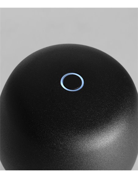 Lámpara portátil de exterior Treta – FORLIGHT – Carga por inducción magnética, LED regulable, USB
