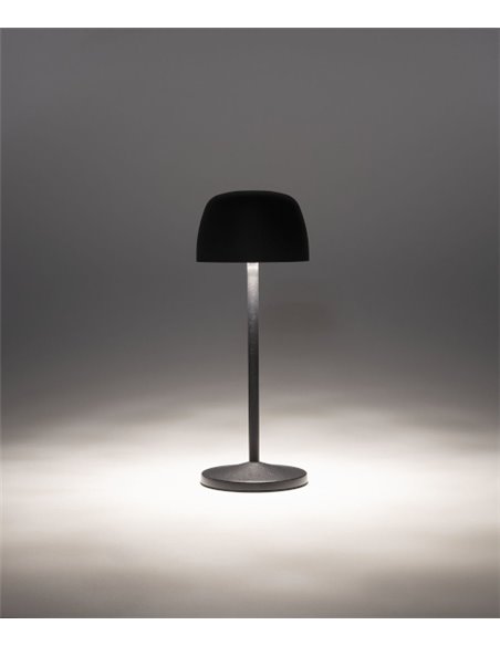 Lámpara portátil de exterior Treta – FORLIGHT – Carga por inducción magnética, LED regulable, USB