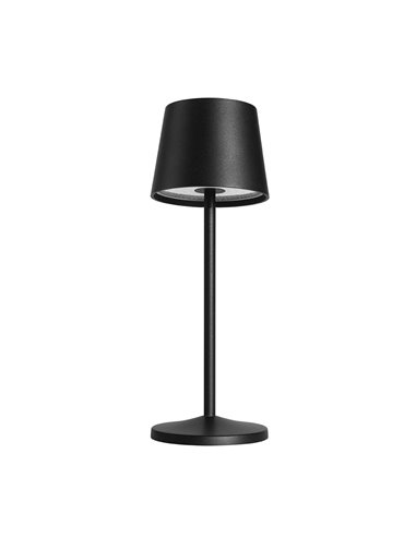 Lámpara portátil de exterior Treta – FORLIGHT – Lámpara táctil con USB, Carga por inducción magnética, LED regulable