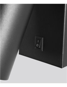 Aplique de pared Era – FORLIGHT – Lámpara de lectura blanca o negra, LED 8W IP20 2