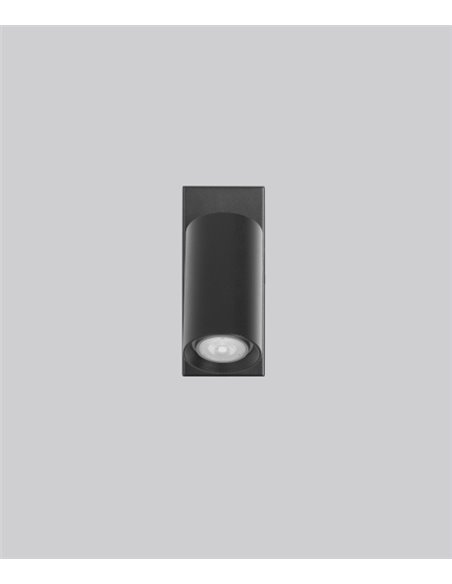 Aplique de pared Era – FORLIGHT – Lámpara de lectura blanca o negra, LED 8W IP20