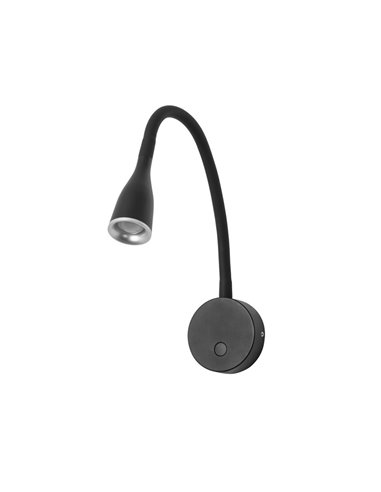 Aplique de pared Crobat – FORLIGHT – Lámpara de lectura en 2 colores, LED 3000K 450 lm, Brazo orientable