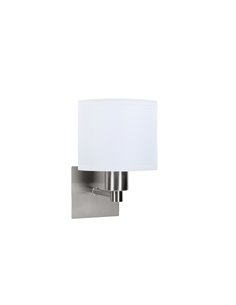 Aplique de pared Lyon – FORLIGHT – Lámpara para cabecero, Pantalla textil 2